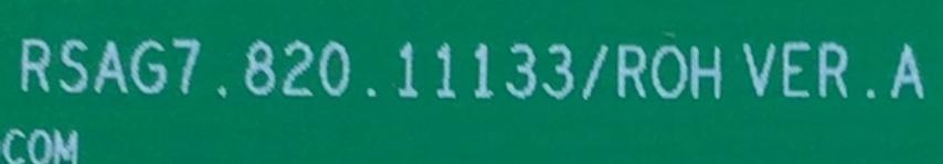 T-CON ORIGINAL PARA TV HISENSE / NUMERO DE PARTE 313373 / RSAG7.820.11133/ROH / 316889 / RSAG7.820.11133/ROH VER.A / PANEL HD550Y3U51-T0LA\S0\GM\ROH / DISPLAY T550QVN10.0 / MODELOS 55U6H / 55A65H / 55QD65NF / 55R6030N - Imagen 3
